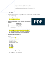 Lista de Exercícios - Adjetivos Acusativo Artigos Indefinidos em Alemão