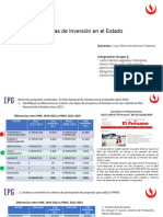 Estrategias de Inversión en El Estado