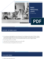 Parsi Personal Laws