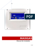 FT Central Gás MAXIGAS 4 GREY para 4 Detetores