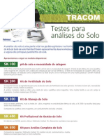 Kit de Análises de Solo Portátil. Loja tracom.com.br