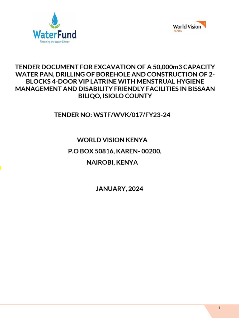 Borehole Water Pan and Latrine Bisan Biliqo 002 240205 142557