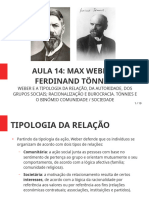 Aula 14 - Weber