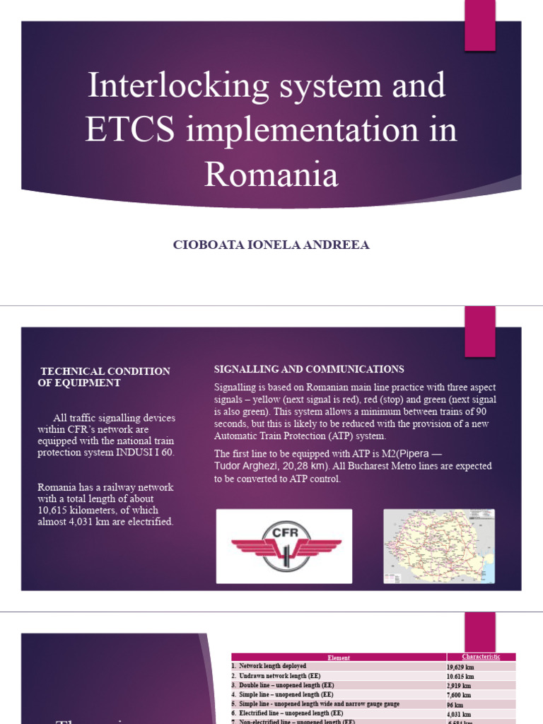 Romania's ERTMS and Train System Overview | PDF | Rapid Transit ...