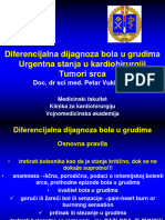 Kardiohirurgija 3 - Diferencijalna Dijagnoza Bola U Grudima + Ugentna Stanja U Kardiohirurgiji + Tumori Srca