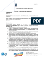 VF Formato 1 - Carta de Presentación de La Oferta - Consorcio Yj Emergencias Cun - Iccu035
