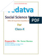Class X Social Science Notes English 1