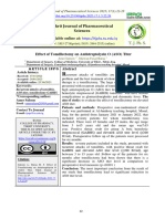 Effect of Tonsillectomy On Antistreptolysin O (ASO) Titer