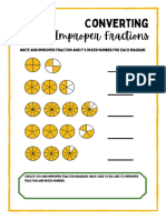 Yellow Green Fun Creative Converting Improper Fractions To Mixed Numbers Pack