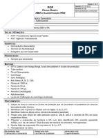 POP AGT 071 - Prova Direta ABO e Classificação RhD.