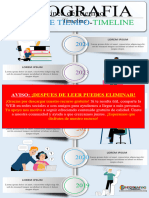 Plantilla Word Infografia Timeline 25