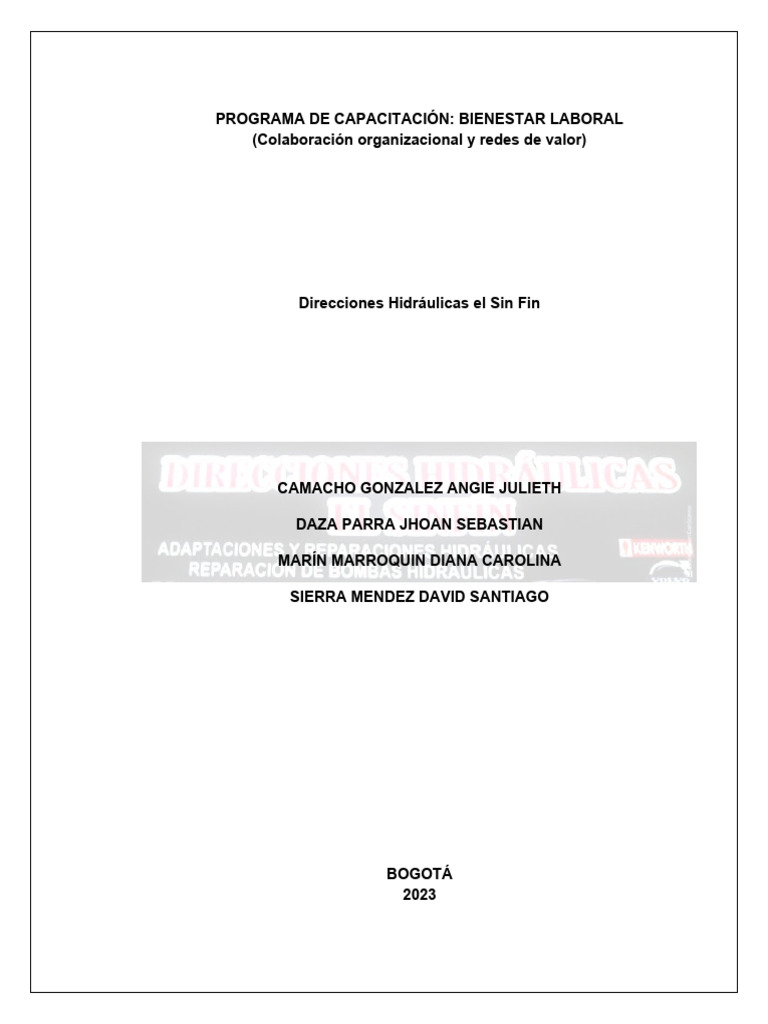 PROGRAMA DE CAPACITACIÓN Bienestar 17.03.2023 | PDF | Aprendizaje ...