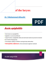 Acute Infection of The Larynx N 2024
