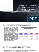 Presentación Tema 3 Posibilidades, Preferencias y Elecciones