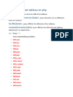 Les Fonctions de Tableau en PHP
