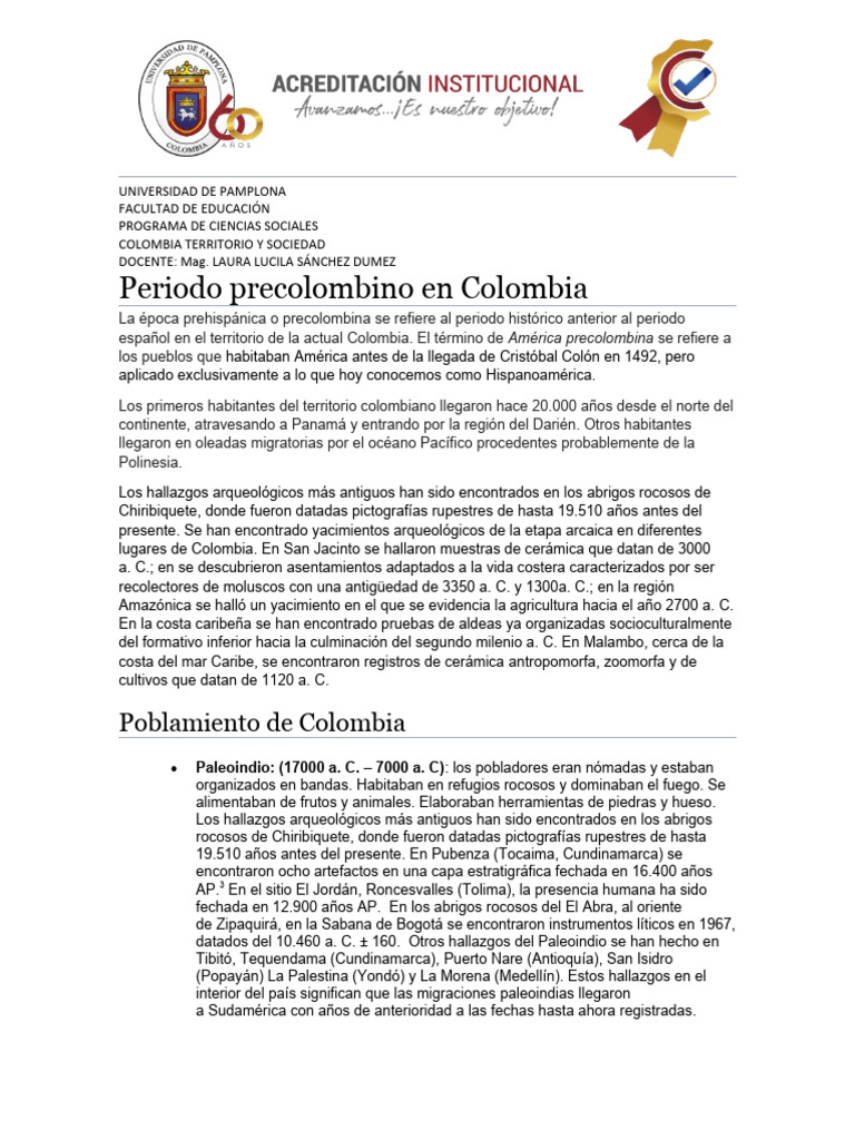 Imágenes de los Pobladores de Colombia | PDF | Pueblos Indígenas de las ...