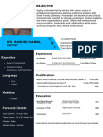 Resume Dentist