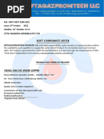 Soft Corperate Offer of Neftagazpromtekh LLC To Rajmoni Apparels PVT LTD