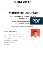 Curriculum Salvatierra Tuarez John