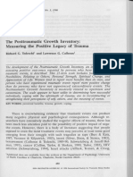 Tedeschi, & Calhoun, L. G. (1996) - The Posttraumatic Growth Inventory. Measuring The Positive Legacy of Trauma. (PTGI)