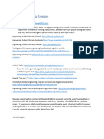 First Year Engineering Roadmap