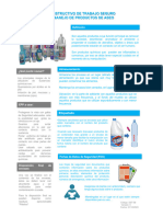 Instructivo Trabajo Seguro Manejo Productos de Aseo