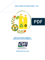 Informe Regional PB 2021 Aceite de Cocina Usado