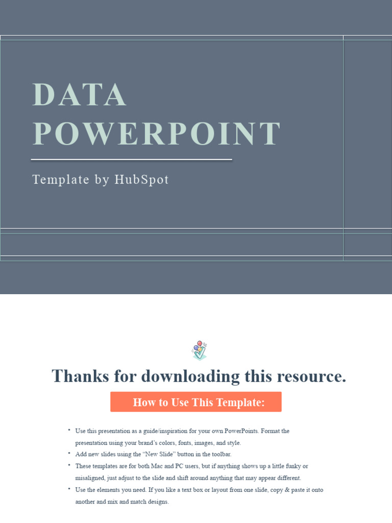 HubSpot PowerPoint Template Guide | PDF | Microsoft Power Point ...
