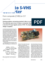 Video To S-VHS Converter: From Composite (CVBS) To C/Y