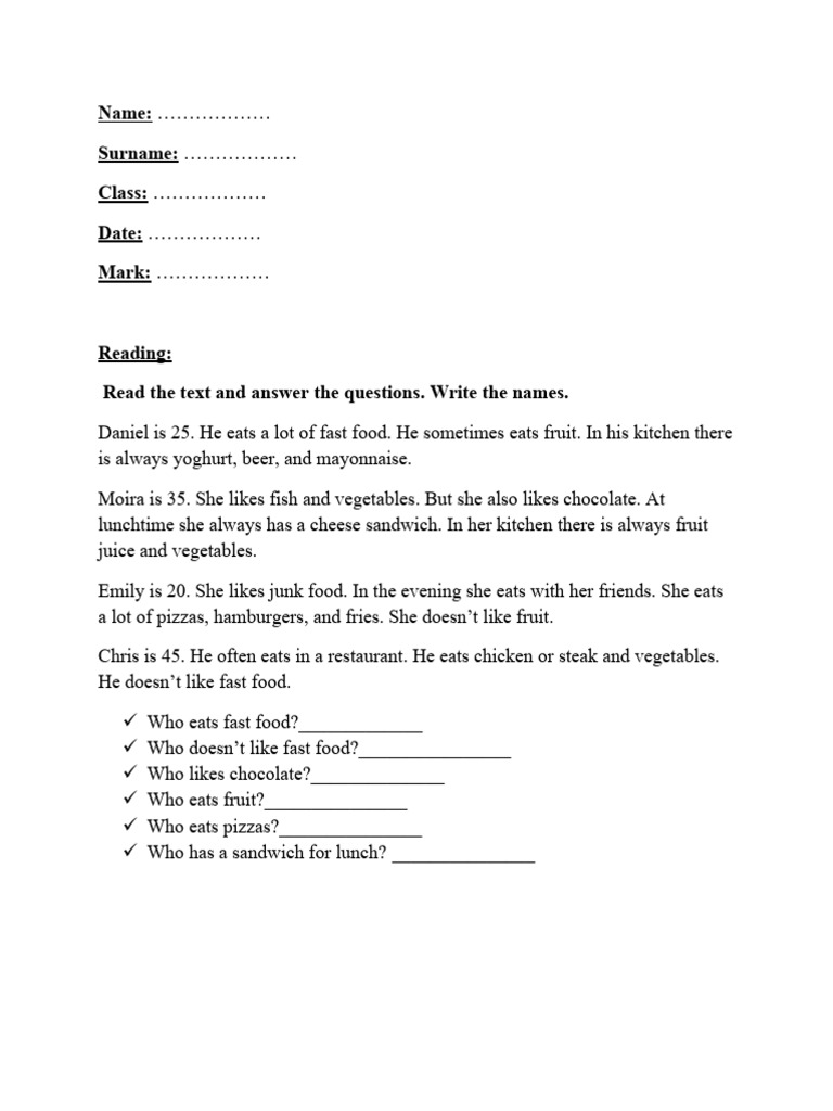 name-surname-class-date-mark-pdf-lunch-eating-behaviors-of-humans