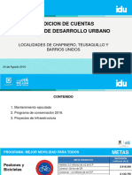 1 Presentación Localidad Chapinero, B.unidos y Teusaquillo