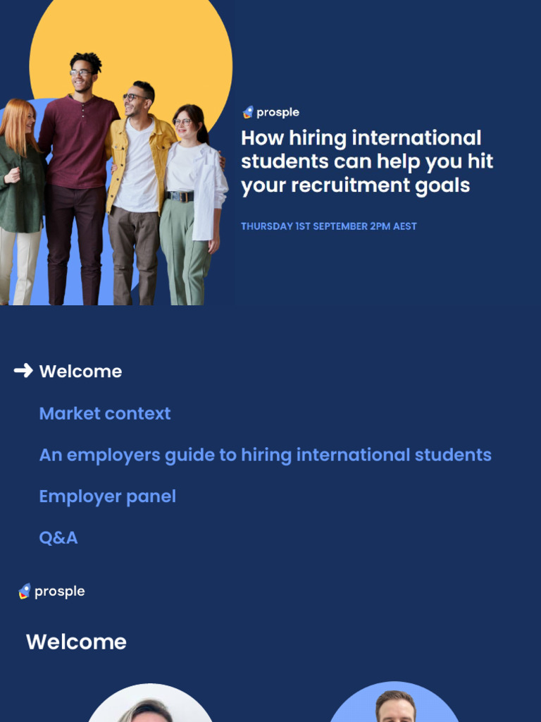 How hiring international students can help you hit your recruitment