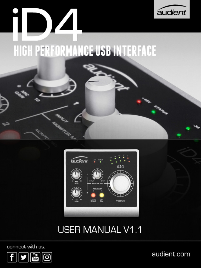 Id4 Manual v2.0 (EN) | PDF | Ios | Usb