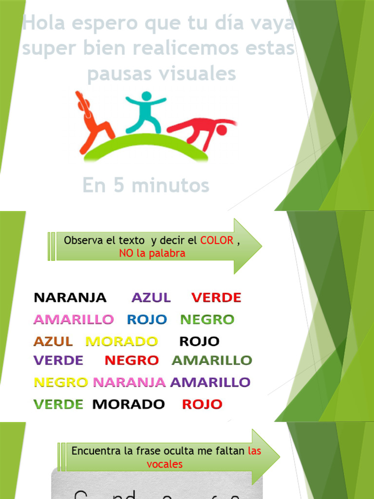 Pausas Activas Soporte 15 Mayo | PDF