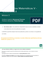 Herramientas Matemáticas V - Estadística II - Modulo 3