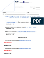 PDF, 2do Examen Parcial Guitarra II, 2do Sem 2023, Plan Sábado.