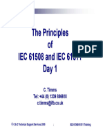 The Principles of IEC 61508 and IEC 61511 Day 1
