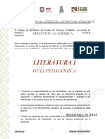 Guía Pedagógica - Literatura I