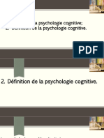 Définition de La Psychologie Cognitive