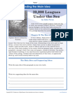 Main Idea Worksheets - 20,000 Leagues Under The Sea