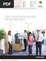 Lexmark 734de Brochure