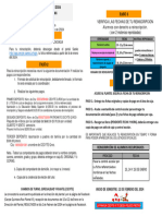 Volante de Reinscripción Cuarto y Sexto Semestre