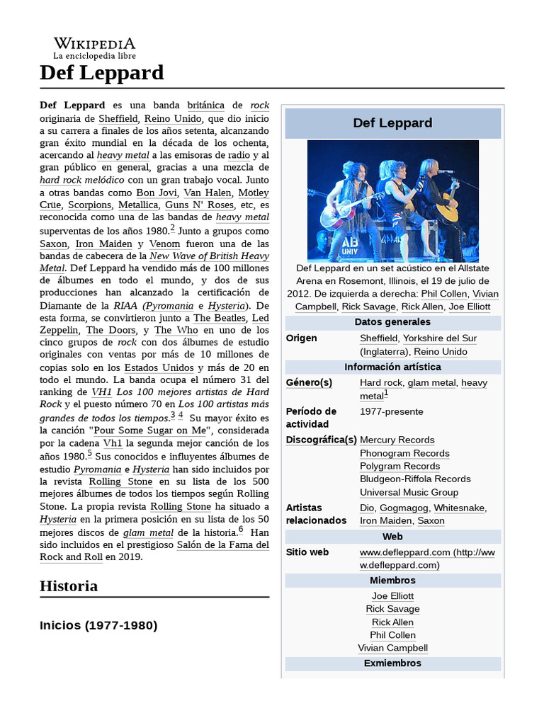 Def Leppard | PDF