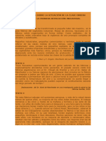 Testimonios Sobre La Situacion de La Clase Obrera Durante La Primera Revolucion Industrial