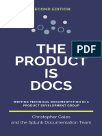 Dokumen - Pub The Product Is Docs Writing Technical Documentation in A Product Development Group K 6465655