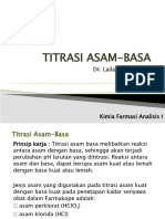 Titrasi Asam-Basa