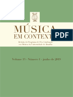Banda Daniel Nascimento e o Arraial Da Catequese: Reflexos de Uma Atividade Musical Nas Políticas Públicas de Um Município. Tirsa Gonçalves