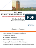 10 - Chapter 6 Statistical Analysis of Output From Terminating Simulations