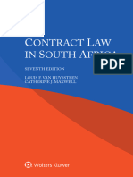 Contract Law in South Africa (Louis F. Van Huyssteen Catherine J. Maxwell)