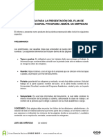 Guìa o Plan de Practicas Empresariales